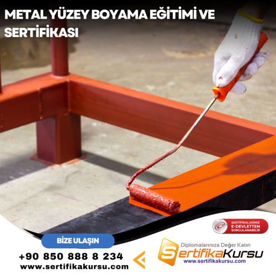Metal Yüzey Boyama Eğitimi ve Sertifikası Metal Yüzey Boyama Eğitimi ve Sertifikası