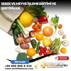 Sebze ve Meyve İşleme Eğitimi ve Sertifikası